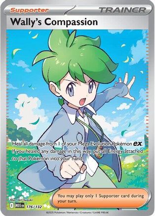 Image of Wally's Compassion 176/132  - Holofoil ME01 Mega Evolution - Ultra Rare